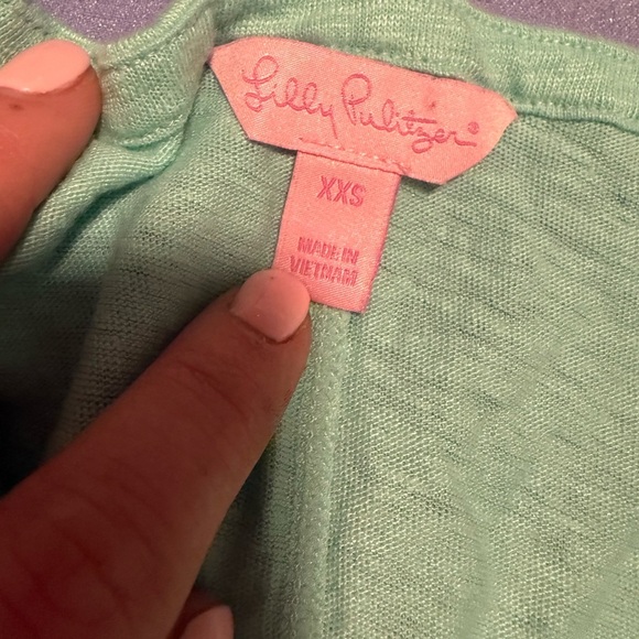 Lily Pulitzer Green Comfy Tee - Picture 3 of 5